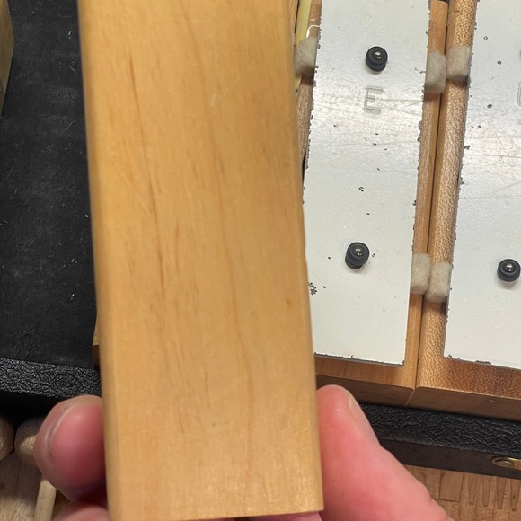 Vintage BF Kitching Resonator Bell Set Chromatic 20 Note with Case and Mallets - Picture 5 of 11